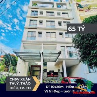 ​TOÀ CHDV TỐT NHẤT THẢO ĐIỀN HIỆN TẠI!!!!! CHDV HẦM 6 TẦNG KẾ XUÂN THỦY – THẢO ĐIỀN Q2 – CHỈ 65 TỶ​