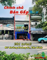 1 ĐỜI CHỦ 2007 ĐẾN NAY- 2 MT trước sau -Vỉa hè rộng 20m2 - MT HOÀNG SA QUẬN TÂN BÌNH