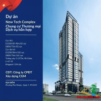 Tại công trường NewTech Complex – Quận 7 ​​​​​​​- Dự án KHU CĂN HỘ - TMDV hiện đại