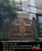 BIỆT THỰ  YÊN THẾ – KHU SÂN BAY, PHƯỜNG 2, TÂN BÌNH, khu dân cư sang trọng, an ninh cao, hàng  hiếm